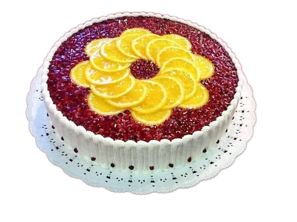 Torta alle Arance e Melagrana