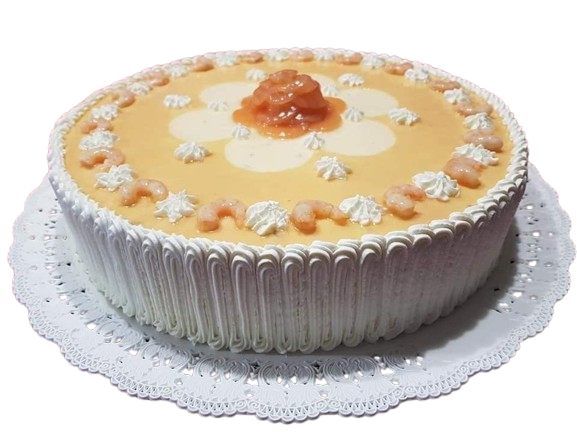 Torta al Salmone e Gamberi